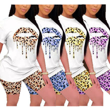 Load image into Gallery viewer, Fashion Casual Two-piece Tie-dye Printed Suit