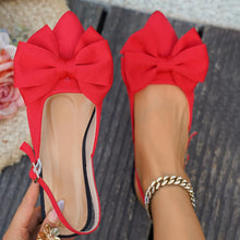 Load image into Gallery viewer, Ladies Shoes Closed Toe Women's Sandals Fashion Daily Summer Plus Size Butterfly-knot Slingbacks Flat Sandals Plus Size