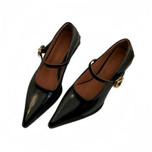 Load image into Gallery viewer, Ladies Style Personality Pointed Shoes One-word Belt Mary Jane Women's Shoes 2025 Spring New Shallow Mouth Elegant Evening Shoes