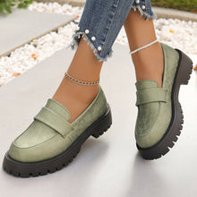 Load image into Gallery viewer, Foreign Trade Large Size Loafers for Women 2025 Spring New Flats National Style Heightening Platform Shoes Lazy One-Legged Women's Shoes