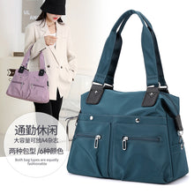 Load image into Gallery viewer, Fashion Travel Handbag Lightweight Water-repellent Nylon Cloth Bag New Women's Shoulder Bag Fashionable All-match Shopping Bag