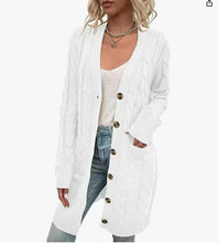 Load image into Gallery viewer, Women's outerwear cardigan sweater jacket