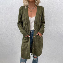 Load image into Gallery viewer, Women's outerwear cardigan sweater jacket