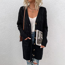 Load image into Gallery viewer, Women's outerwear cardigan sweater jacket