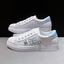 Load image into Gallery viewer, White Shoes Women's 2025 Spring and Summer New Lace-up Casual Women's Board Shoes Soft Sole All-match Running Shoes Women's Single-layer Shoes Student Shoes