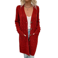 Load image into Gallery viewer, Women's outerwear cardigan sweater jacket