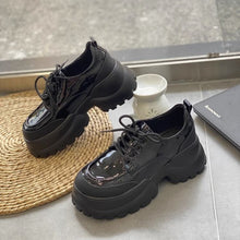 Load image into Gallery viewer, Ladiese Lace-up Leather Shoes