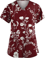 Load image into Gallery viewer, Women's Animal Print Top Short Sleeve