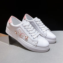 Load image into Gallery viewer, White Shoes Women's 2025 Spring and Summer New Lace-up Casual Women's Board Shoes Soft Sole All-match Running Shoes Women's Single-layer Shoes Student Shoes