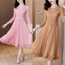Load image into Gallery viewer, Elegant Smocked Midi Dress