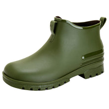 Load image into Gallery viewer, Cross-border Japanese Rain Shoes Women's Adult Non-slip Short Rain Boots Kitchen Work Waterproof Platform fleece-lined Water Shoes Women