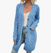 Load image into Gallery viewer, Women's outerwear cardigan sweater jacket