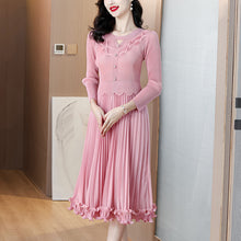 Load image into Gallery viewer, Elegant Smocked Midi Dress