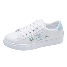 Load image into Gallery viewer, White Shoes Women's 2025 Spring and Summer New Lace-up Casual Women's Board Shoes Soft Sole All-match Running Shoes Women's Single-layer Shoes Student Shoes