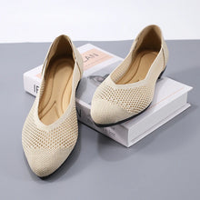 Load image into Gallery viewer, New Spring and Summer Pointed-Toe Slip-On Women's Shoes, Breathable, Lightweight, Soft-Soled Flat Shoes, Comfortable and Not Tiring on the Feet, Versatile for Daily Commuting, Lazy Shoes