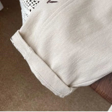 Load image into Gallery viewer, 2026 Spring Children Casual Pants 2-6T Girls Flower Embroidery Cotton Trousers Kids Elastic Waist Outdoor Pants Baby Girl Cloth