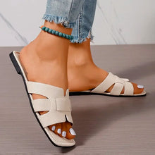 Load image into Gallery viewer, Summer Women Slippers Fashion Beach Flats Shoes 2024 New Casual Sandals Dress Walking Flip Flops Open Toe Slides Mujer Zapatos