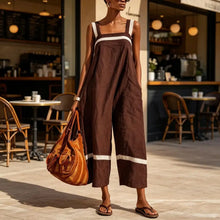 Load image into Gallery viewer, Summer Dress for Women Tassel Decorated Sleeveless Cotton Linen Dress Loose Vacation Long Dress with Pockets