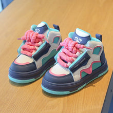 Load image into Gallery viewer, Children's Spring Autumn New Sports Shoes Boy's Casual Trend Board Shoes High Top Girl's Fashion Dopamine Running Shoes Sneakers