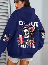 Load image into Gallery viewer, Womens Hoodie Loose Multicolor Pullovers Fleece