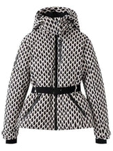 Load image into Gallery viewer, Women's Hooded High Waist Belted Padded Coat