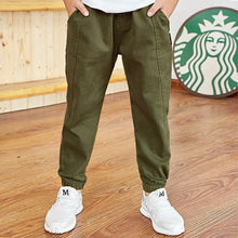 Load image into Gallery viewer, Spring Autumn Cotton Boys Pants Children Trousers Casual Kids Sports Pants 3 4 5 6 7 8 9 10 11 12 13 Years Teenager Boys Clothes