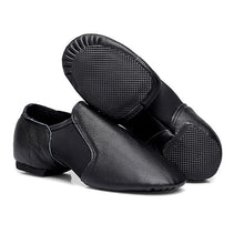 Load image into Gallery viewer, Women's Genuine Leather Jazz Dance Shoes – Black & Brown