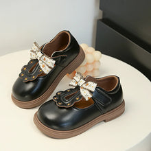 Load image into Gallery viewer, Girls' Bow T-Strap Oxford Princess Shoes
