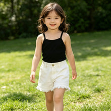 Load image into Gallery viewer, Girls Denim Shorts 2026 Summer 1-7Y Kids Short Jeans Solid Color Fashion Comfotable Clothing with Korean Style Pants