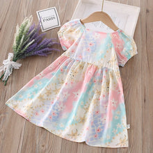 Load image into Gallery viewer, Girls' Love Print Casual Summer Dress