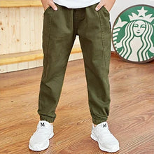 Load image into Gallery viewer, Spring Autumn Cotton Boys Pants Children Trousers Casual Kids Sports Pants 3 4 5 6 7 8 9 10 11 12 13 Years Teenager Boys Clothes