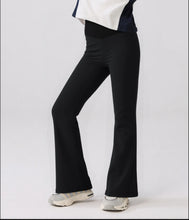 Load image into Gallery viewer, Girls Flared Pants High Waist Yoga Leggings Teenagers Stretch Elastic Waistband Kids Sportswear Trousers Autumn Spring