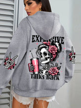 Load image into Gallery viewer, Womens Hoodie Loose Multicolor Pullovers Fleece
