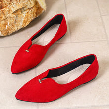 Load image into Gallery viewer, Spring and Summer New Pointed Ladies Mary Jane Flat Shoes Casual Breathable Ballet Flats Daily All Match Comfort Loafers Shoes