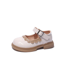 Load image into Gallery viewer, Spring Summer Breathable Kids Leather Shoes for Girls Non-Slip Soft Sole Princess Style Toddler Dress Shoes Flats Party Wedding
