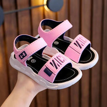 Load image into Gallery viewer, Summer Baby Sandals Solid Color Baby Boy Sandals Soft Sole Anti-slip Boys Girls Sandals Toddler Baby Shoes Beach 2-12 Years