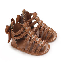 Load image into Gallery viewer, Summer Fashion New Baby Shoes Trendy Girl Baby High Top Hollow Sandals PU Soft Sole Casual Walking Shoes