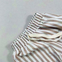 Load image into Gallery viewer, Children's Stripe Shorts Linen Cotton Toddler Kids Boys Girls Summer Casual Fifth Pants