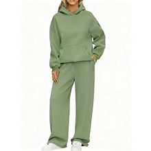 Load image into Gallery viewer, Women's Hoodie & Wide Leg Pants Two-Piece Tracksuit