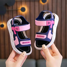 Load image into Gallery viewer, Summer Baby Sandals Solid Color Baby Boy Sandals Soft Sole Anti-slip Boys Girls Sandals Toddler Baby Shoes Beach 2-12 Years