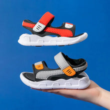 Load image into Gallery viewer, Summer Baby Sandals Solid Color Baby Boy Sandals Soft Sole Anti-slip Boys Girls Sandals Toddler Baby Shoes Beach 2-12 Years