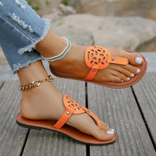 Load image into Gallery viewer, Summer The New Ladies Flip-Flops for Leisure Holiday Beach Toe-Clip Plus Size Flat Slippers for Women Designer Shoes Slippers