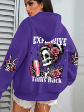 Load image into Gallery viewer, Womens Hoodie Loose Multicolor Pullovers Fleece