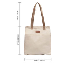 Load image into Gallery viewer, Women's Large Canvas Commuter Tote Bag