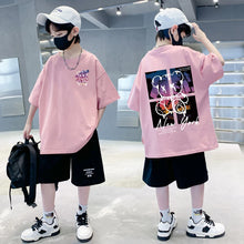 Load image into Gallery viewer, Korean Children's Clothes 2025 Summer Tops Art New York City Graphic T Shirts Cotton Baby Boys Short Sleeves Shirt Kids Clothes