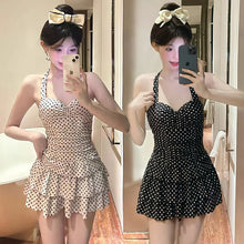Load image into Gallery viewer, New High-end Popo Group Classic Bodian Cake Skirt, Slim Fit and Slimming One-piece Swimsuit for Women
