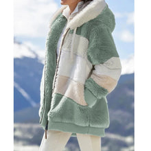 Load image into Gallery viewer, Oversized Jacket for Women Coat 2025 Autumn Winter Warm Plush Pocket Hooded Streetwear Loose Lady Zipper Cashmere Outerwear Coat