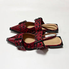 Load image into Gallery viewer, Female Women Flat Sandals Shoes Fashion Shallow Footwear Slingback Pointed Toe Ladies Sandals Flats Shoes New