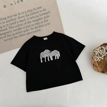 Load image into Gallery viewer, Kids' Cartoon Print Cotton T-Shirt (9M–6T)