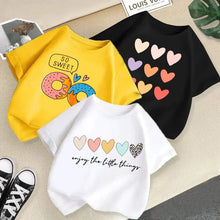 Load image into Gallery viewer, Summer New Children's Clothing Children's T-shirt Boys and Girls Casual Fashion Short-sleeved Baby Half-sleeved Top Base Shirt